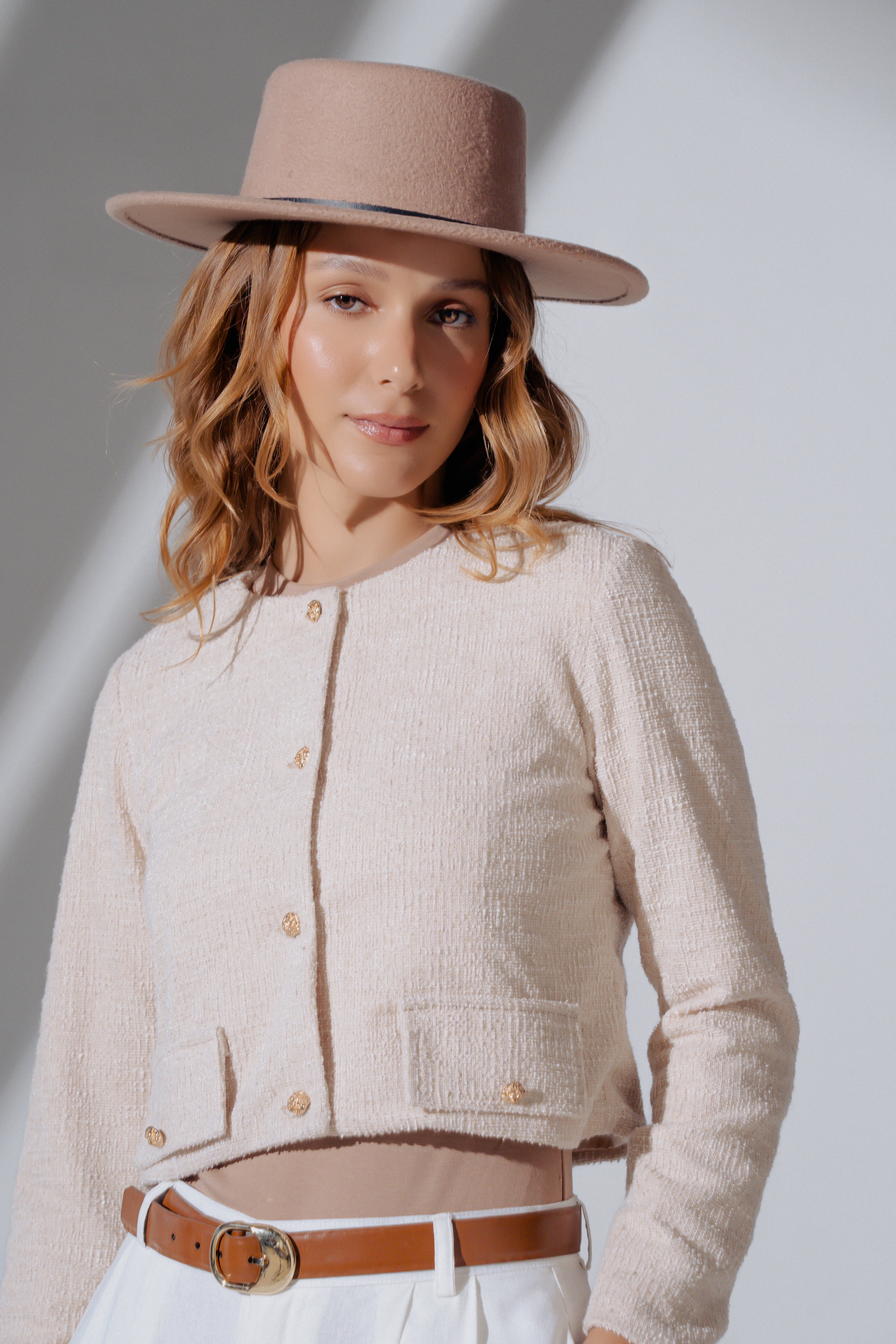 Chaqueta Taupe
